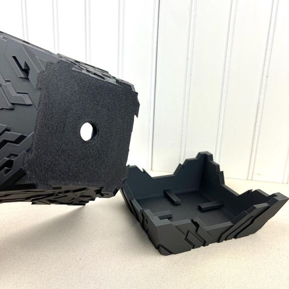 Futuristic Geometric Planter Pot, Uplink Planter, Circuit Board Design, Indoor - Picture 7 of 10